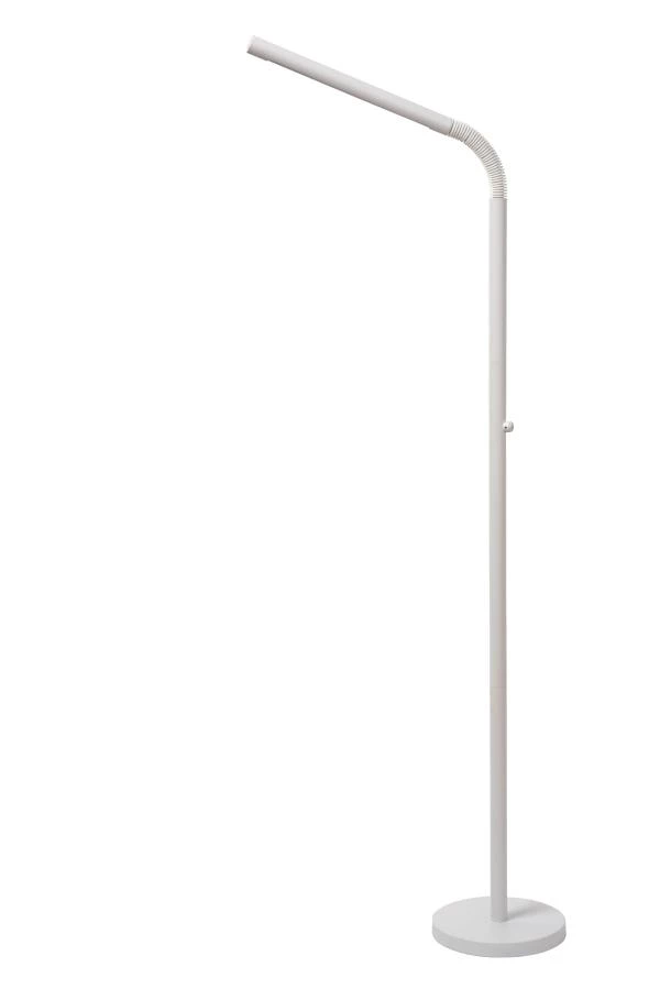 Lucide GILLY - Lampadaire / lampe de lecture Rechargeable - Batterie/Piles - LED Dim. - 1x3W 2700K - Blanc - UIT